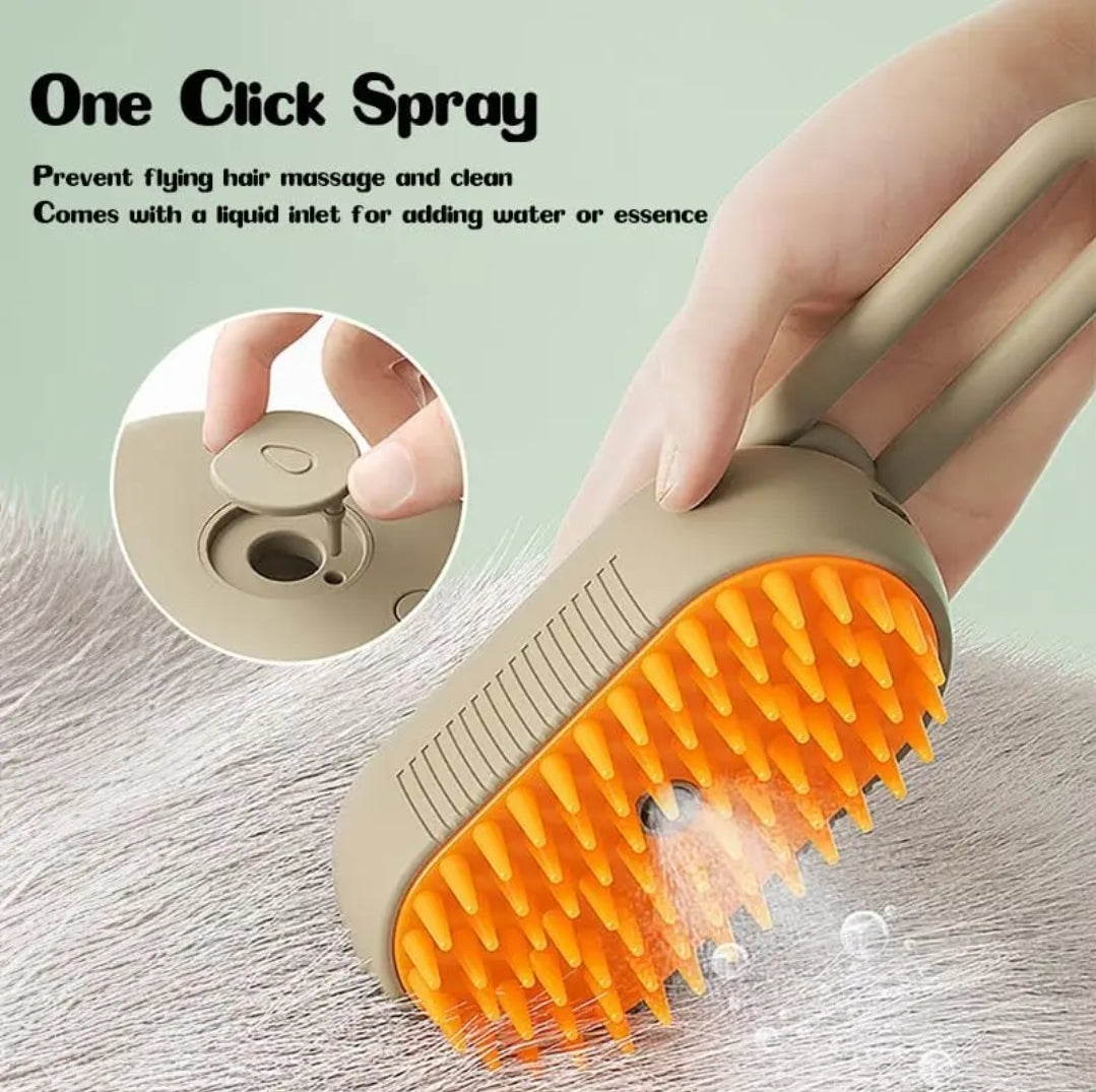 Stemming pet brush