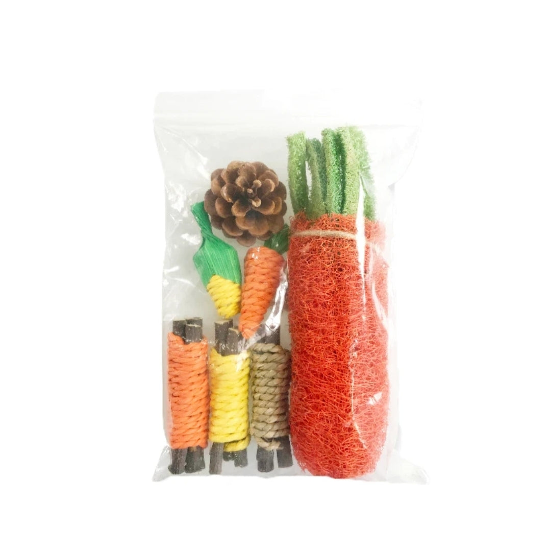 9pc rabbit,hamster toys