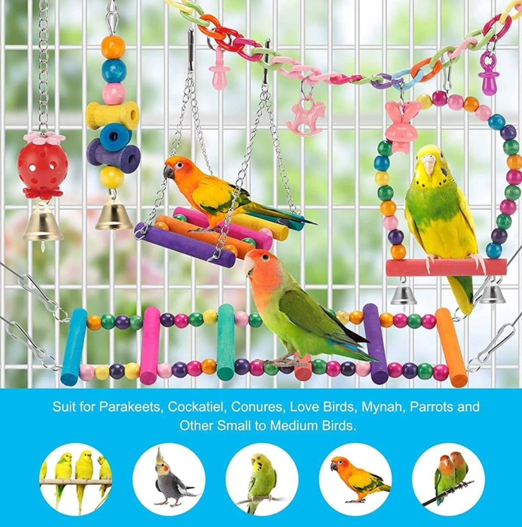 11pc bird accessories