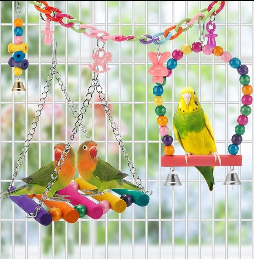 11pc bird accessories