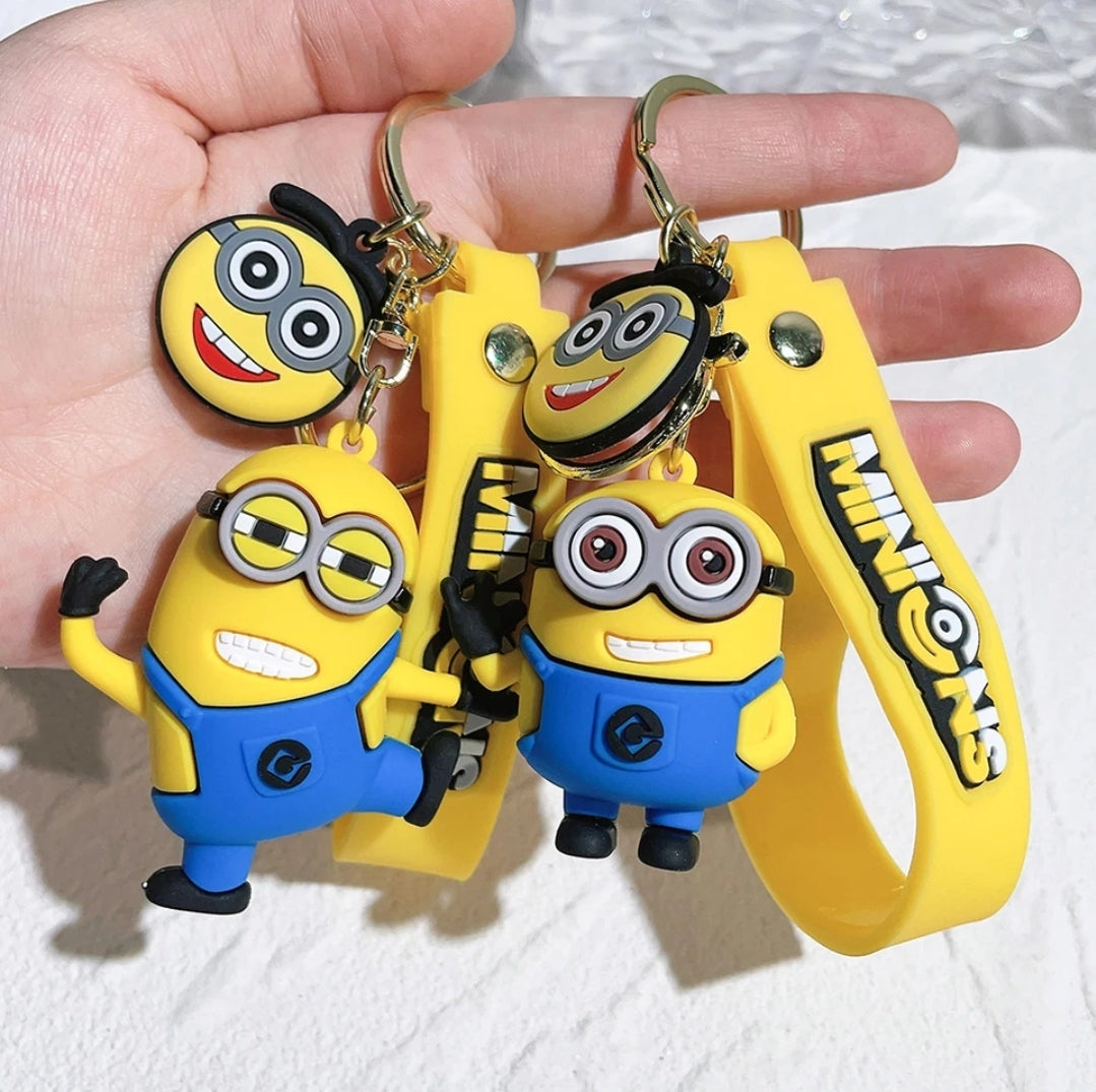 Yellow men keyring