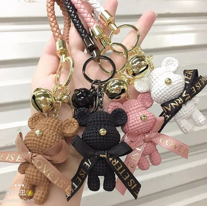 Bow-bell animal keyring