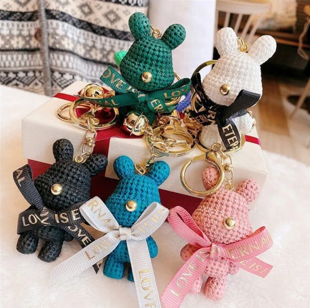 Bow-bell animal keyring