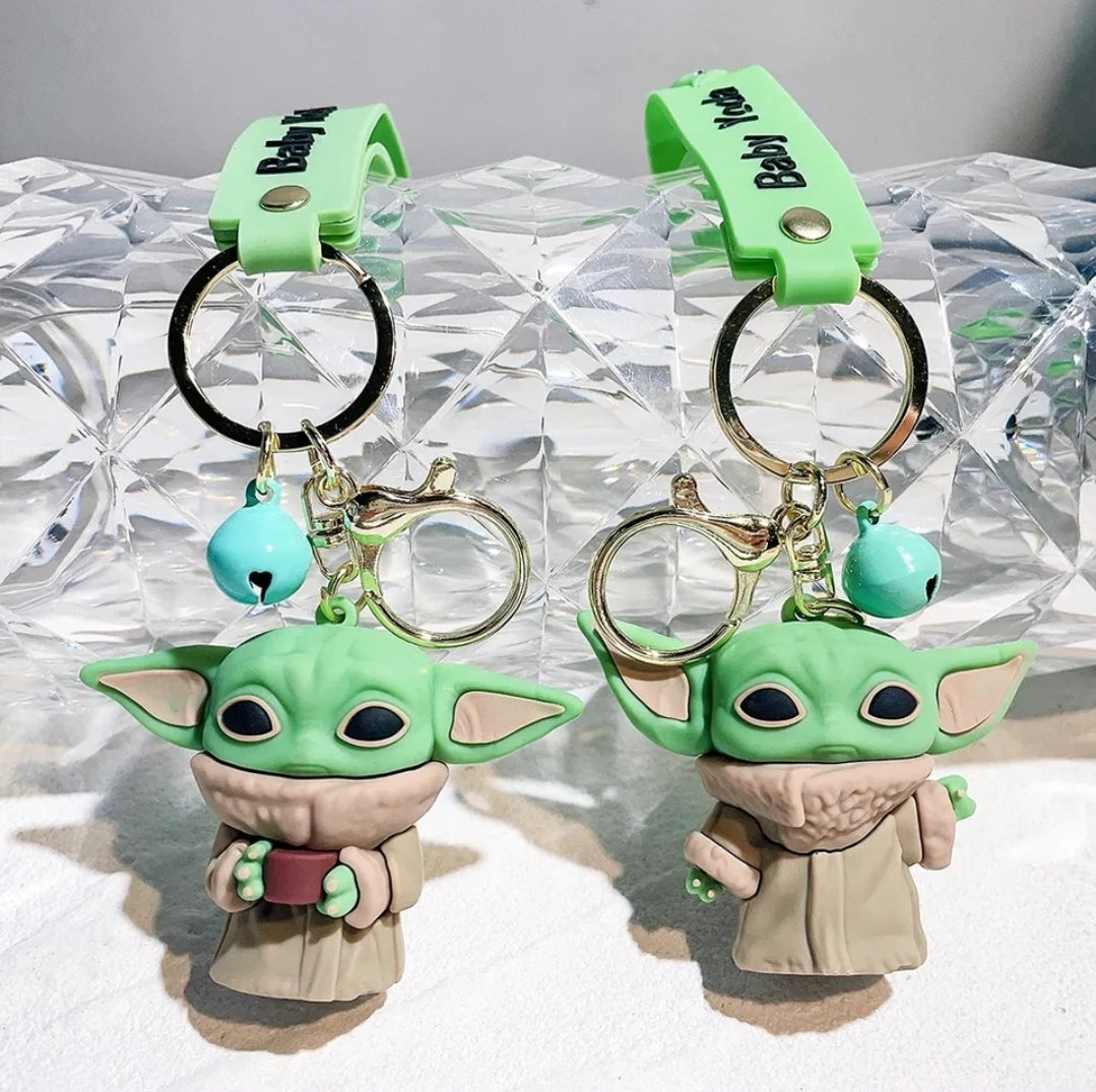 Baby yoda keyring