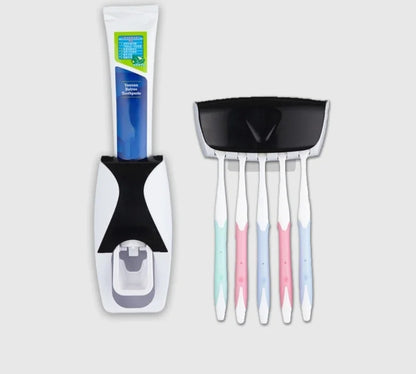 Toothpaste dispenser set