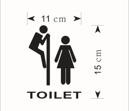 Toilet sticker