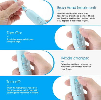 Electric toothbrush whitening