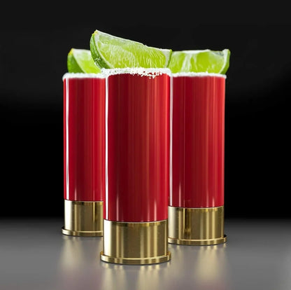 Shot gun shells shot glasses x4