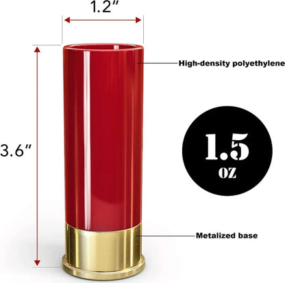 Shot gun shells shot glasses x4