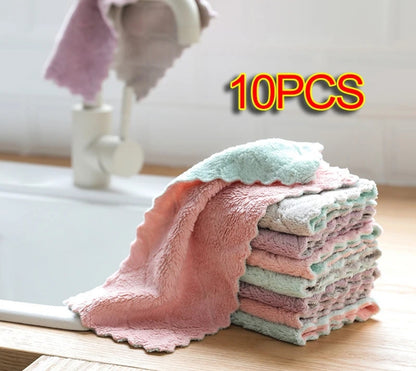 10pc random colour cloths