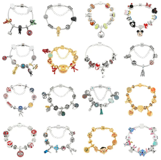 Cartoon charm bracelets