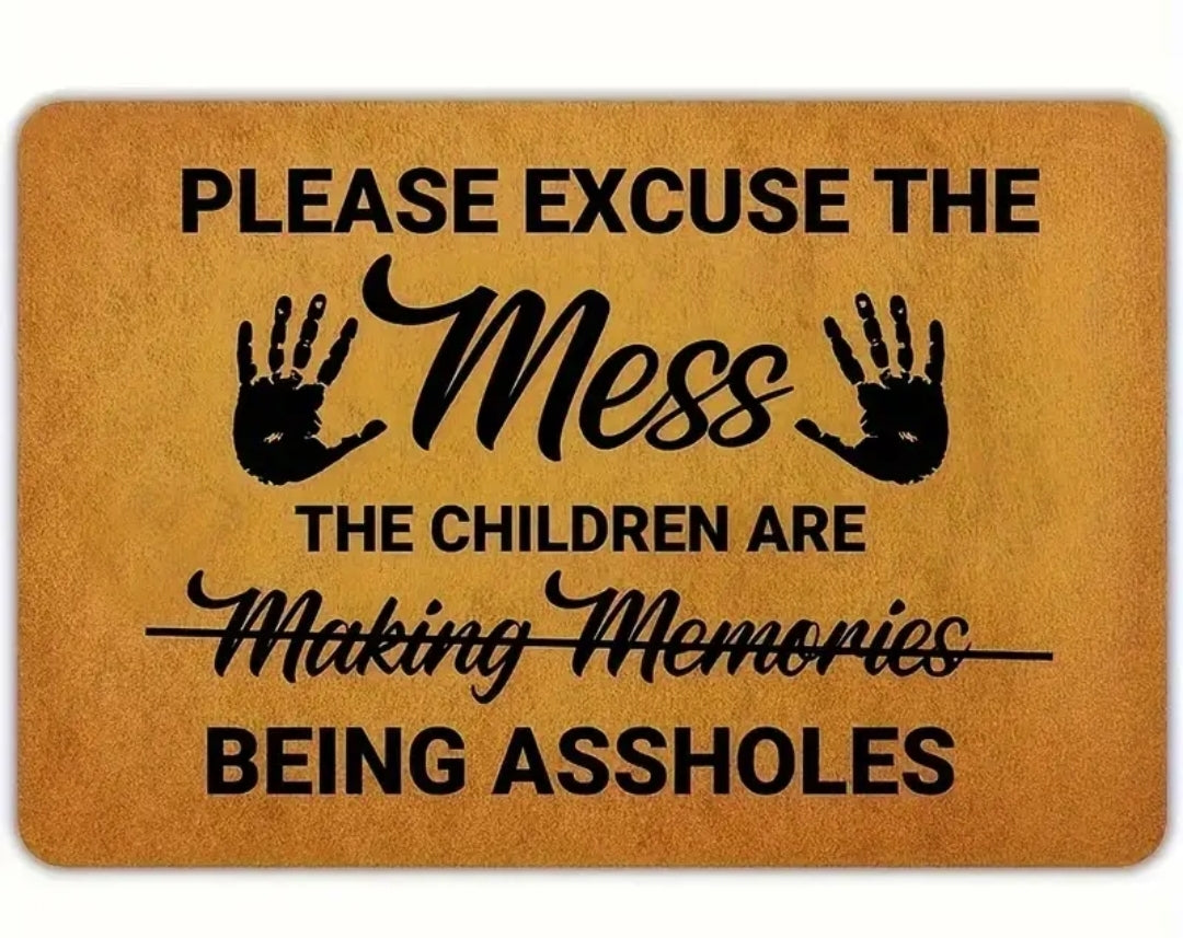 Please excuses the mess