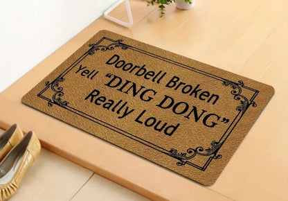 DING DONG door mat