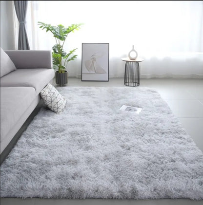 Fluffy rug