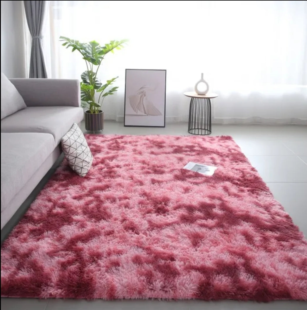 Fluffy rug