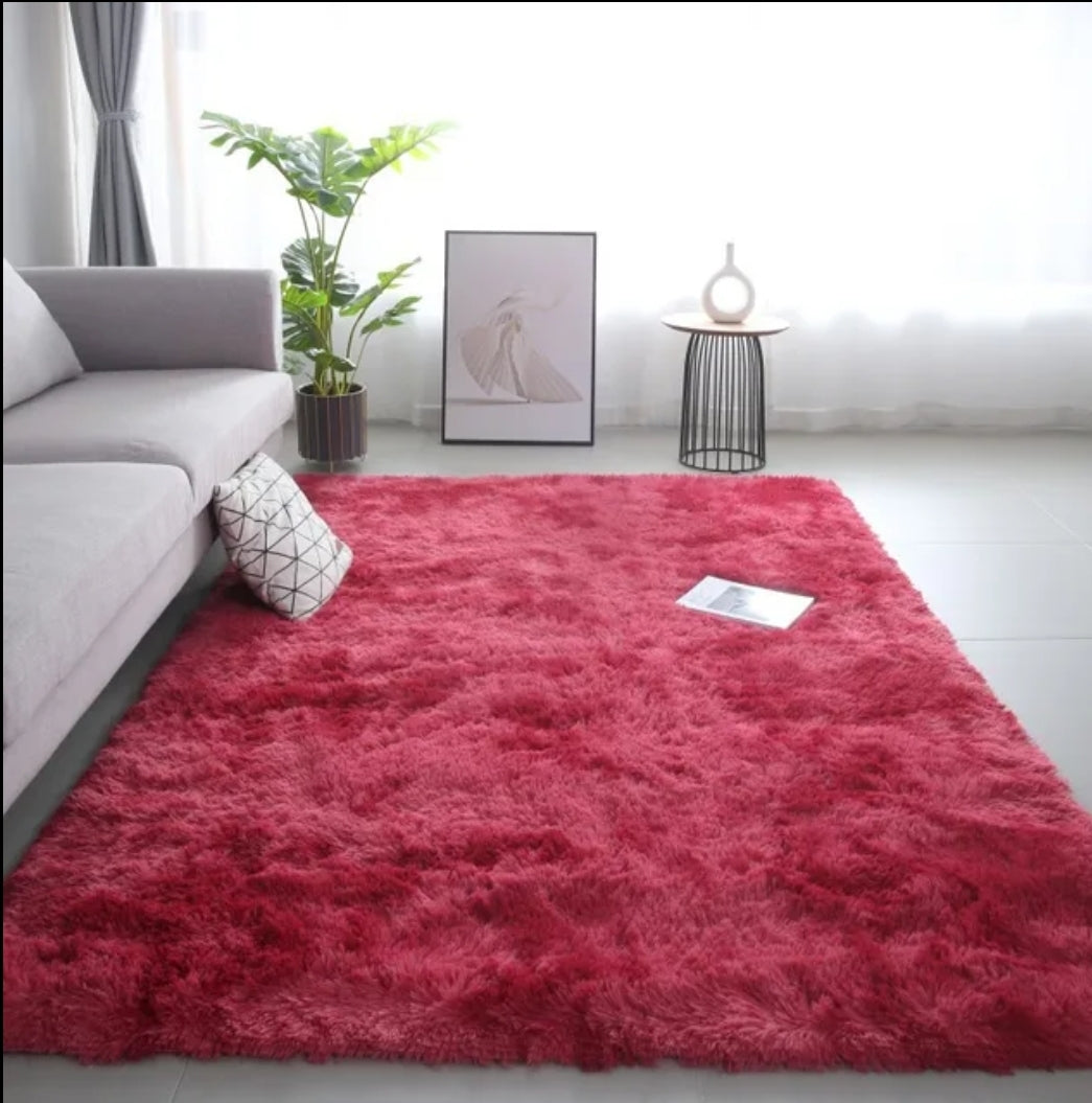 Fluffy rug