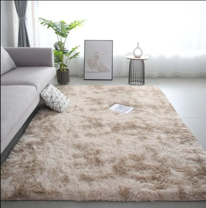 Fluffy rug