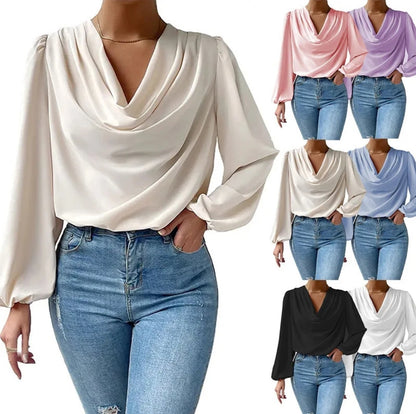 Chiffon long Sleeved blouse