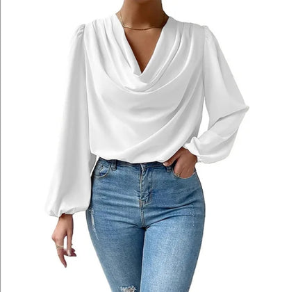 Chiffon long Sleeved blouse