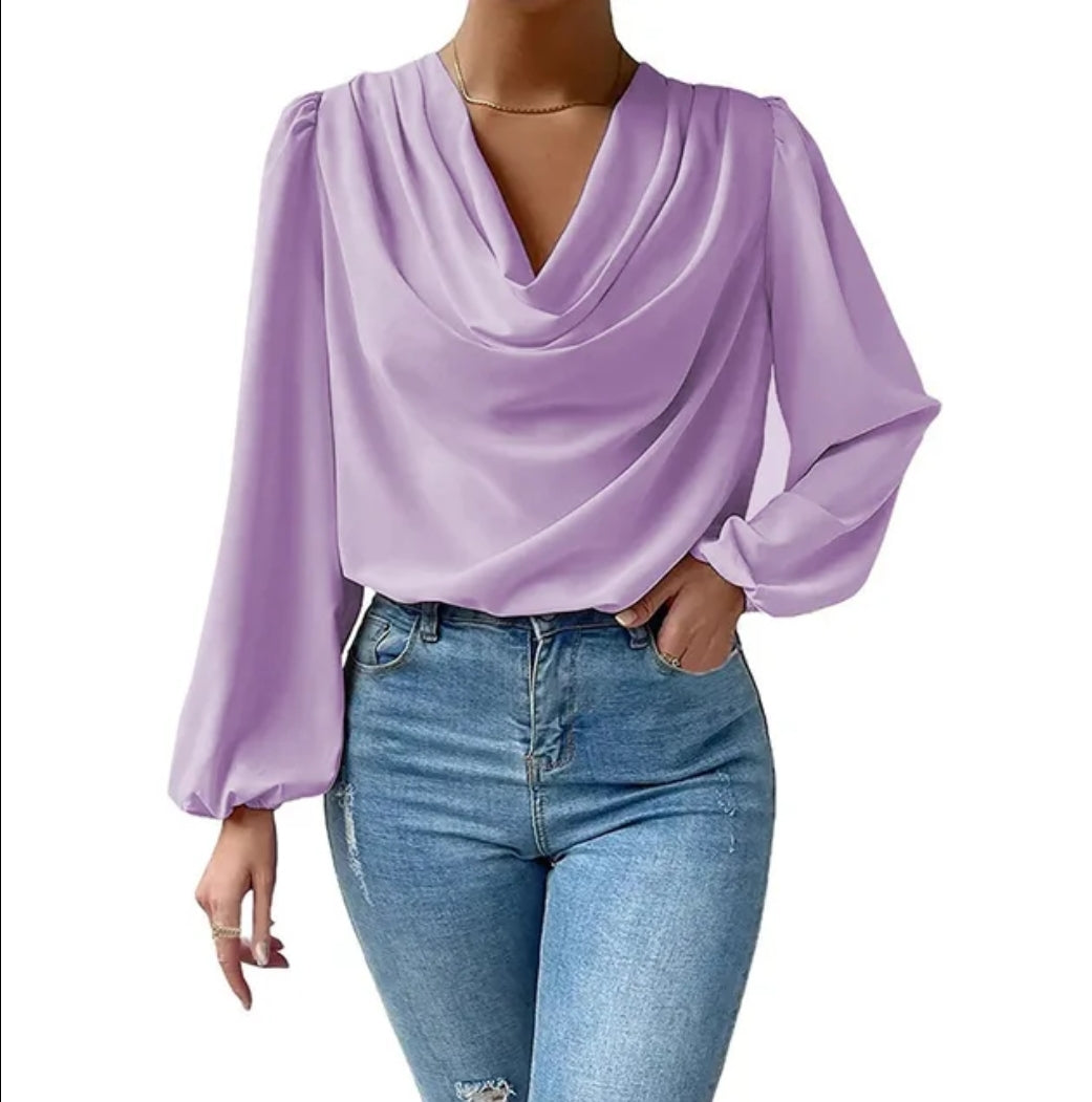 Chiffon long Sleeved blouse