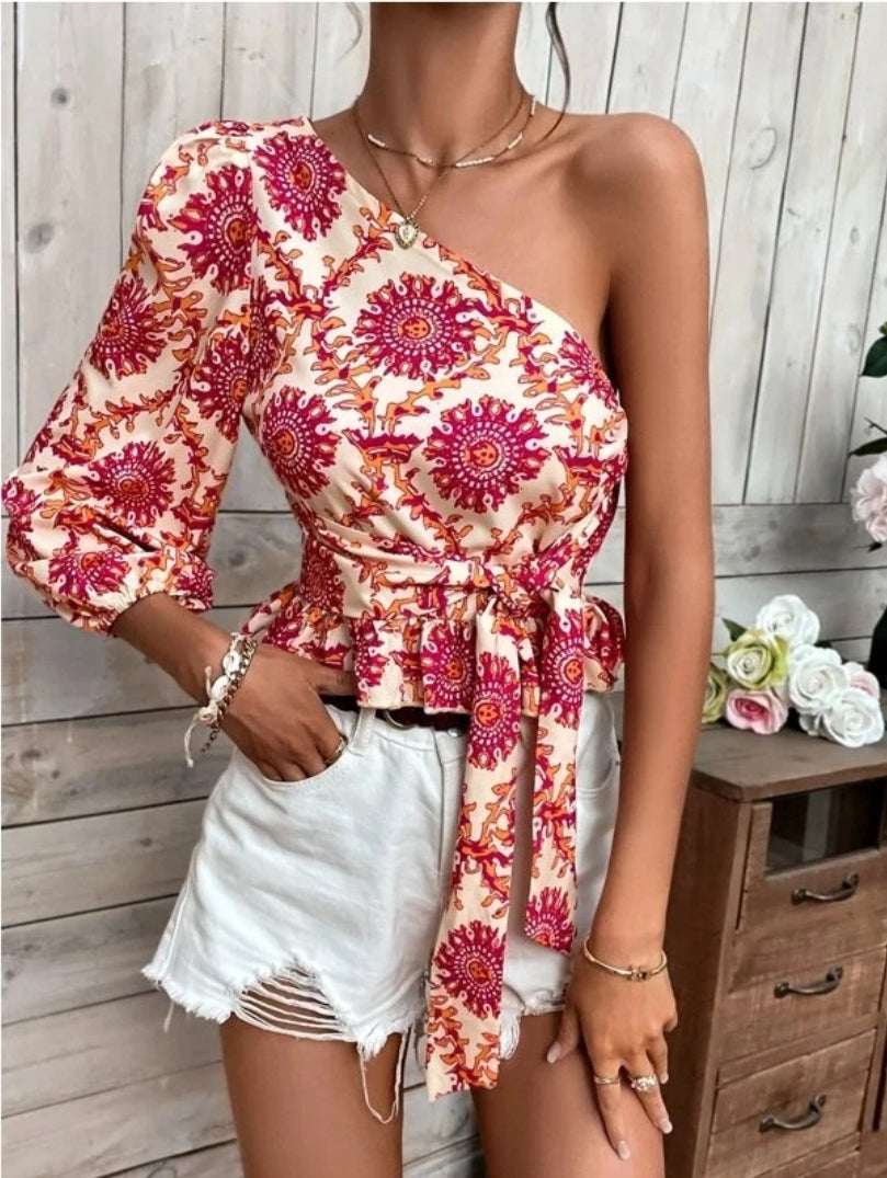 One sleeve summer top