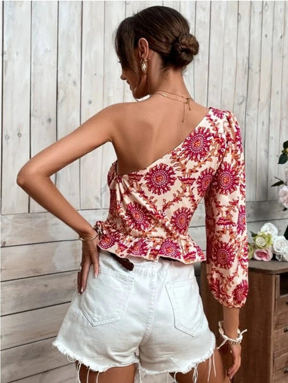 One sleeve summer top