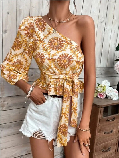 One sleeve summer top