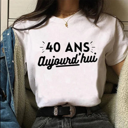 40y birthday t-shirt