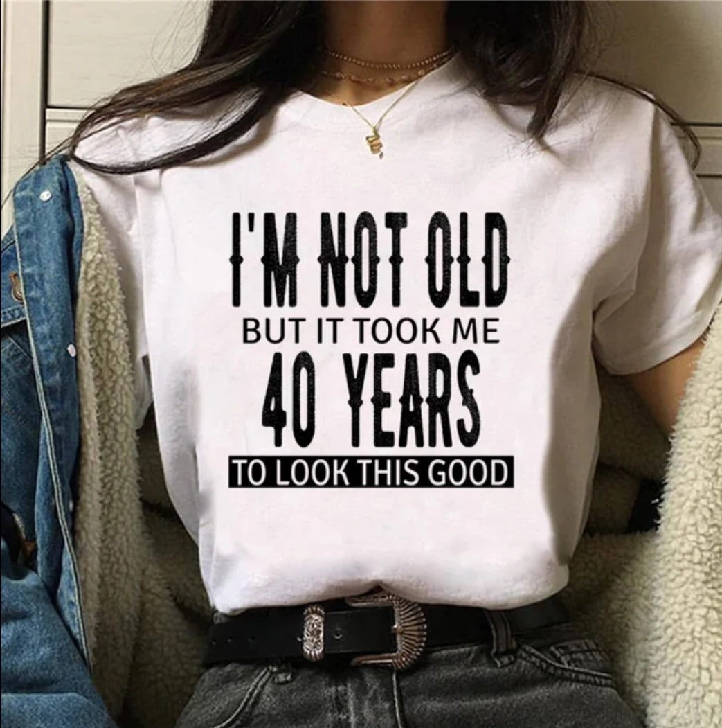 40y birthday t-shirt