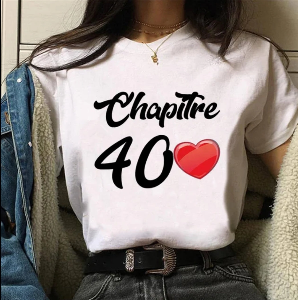 40y birthday t-shirt