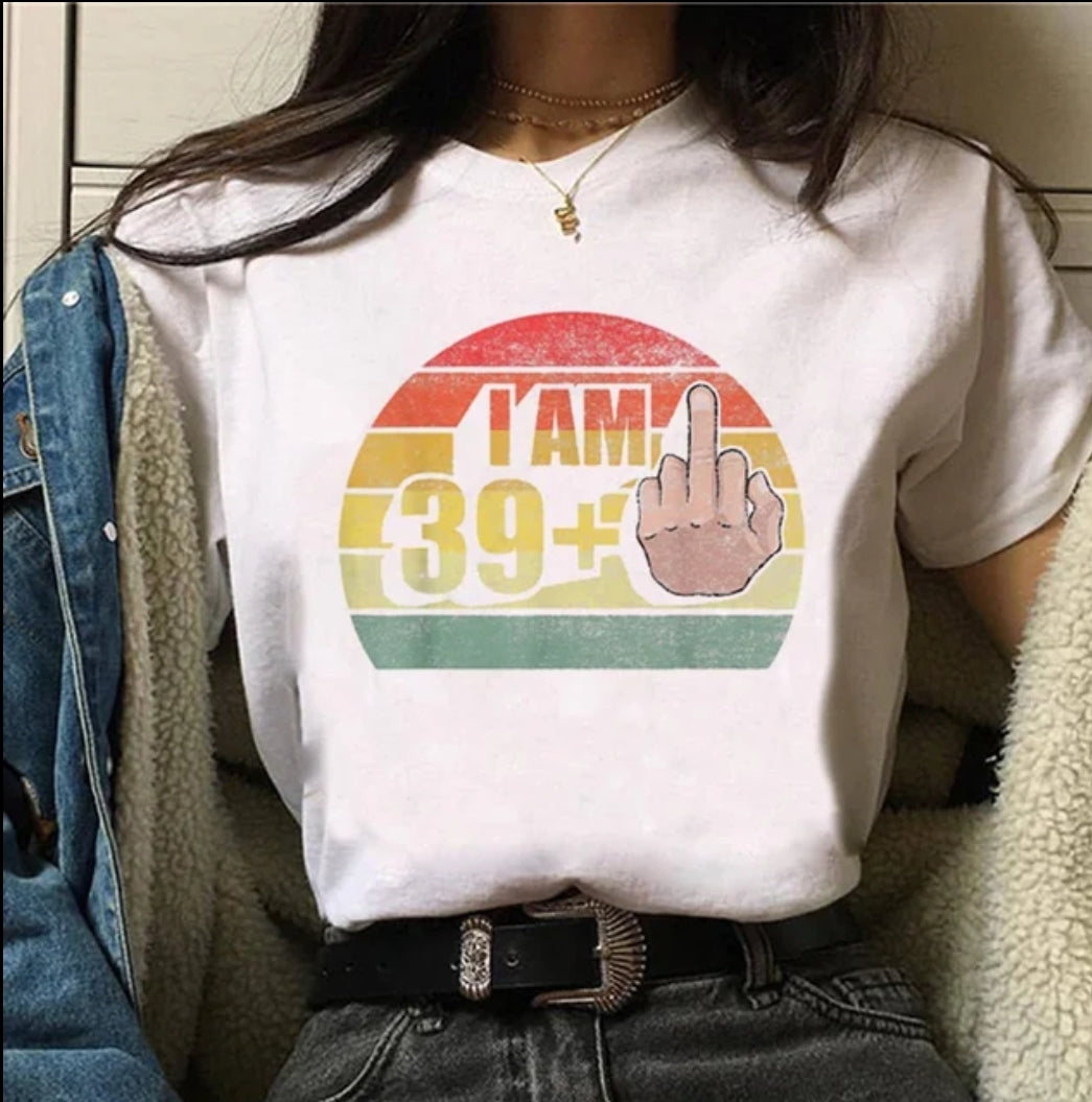 40y birthday t-shirt