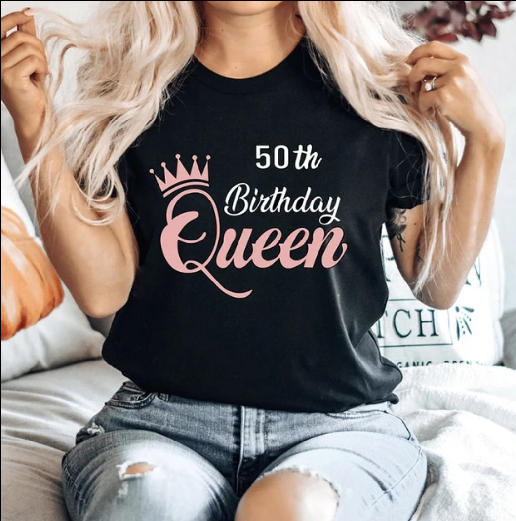 Birthday queen t-shirt