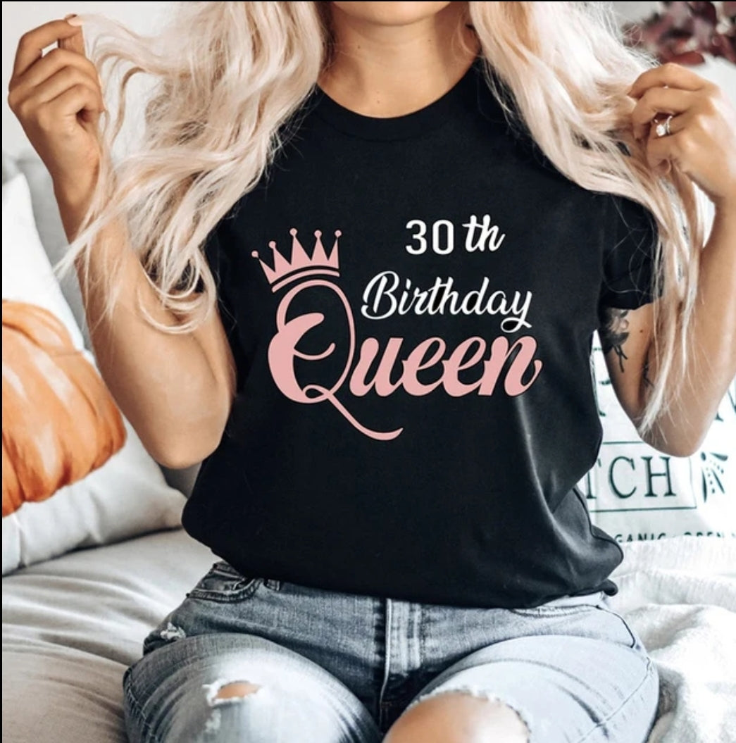 Birthday queen t-shirt