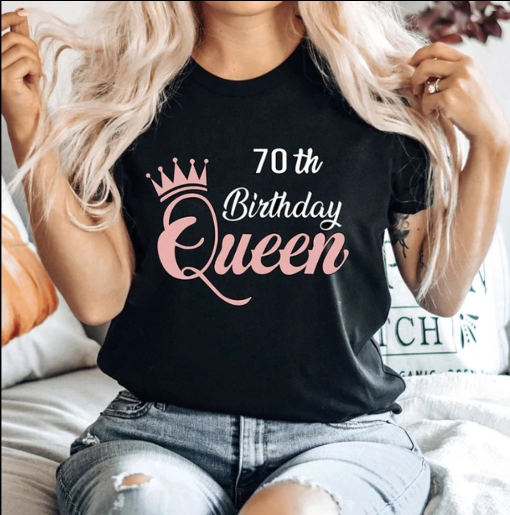 Birthday queen t-shirt