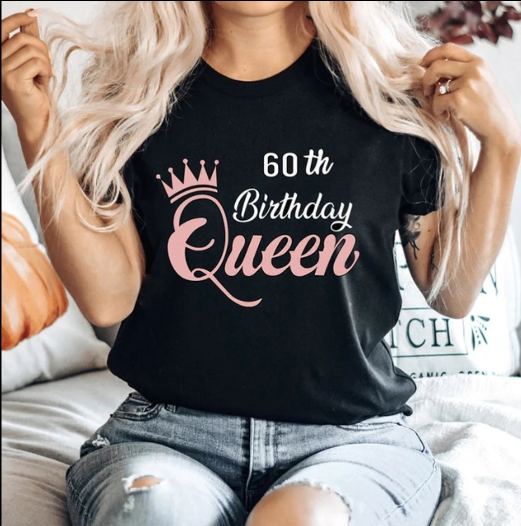 Birthday queen t-shirt