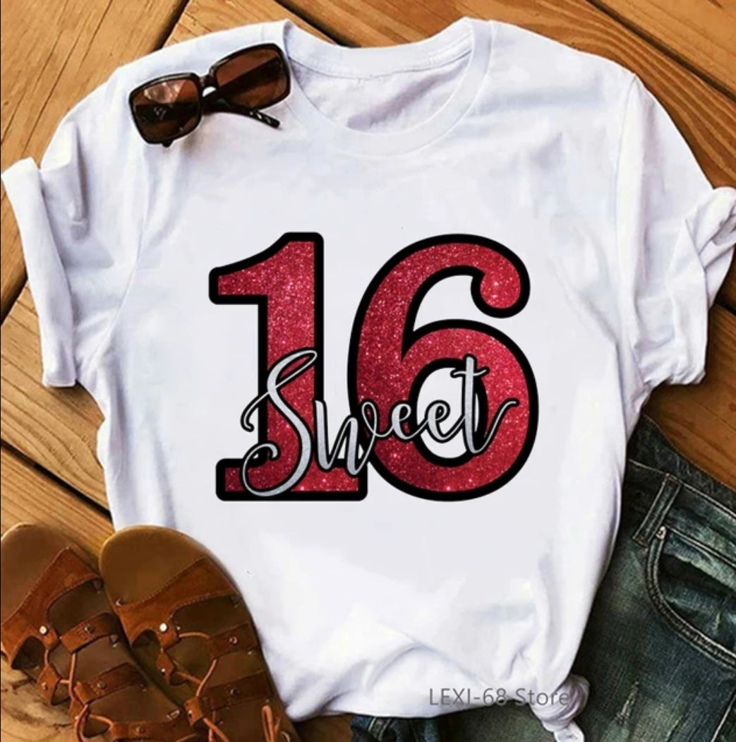 Sweet 16 t-shirt