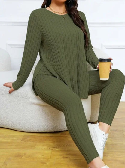 Ribbed lounge set