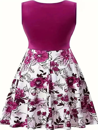 Floral skater dress