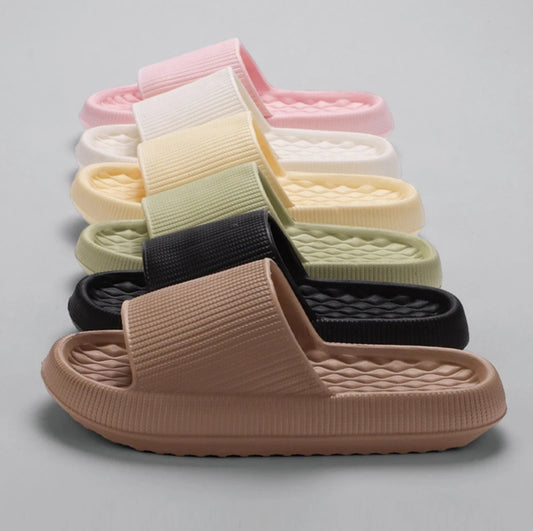 Thick sole sliders