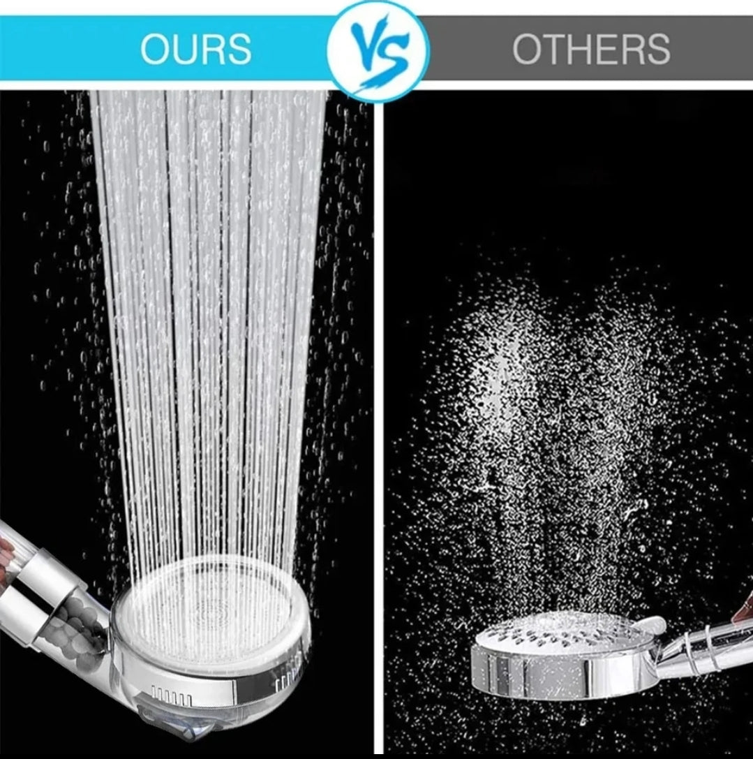 3 functions high pressure showerhead