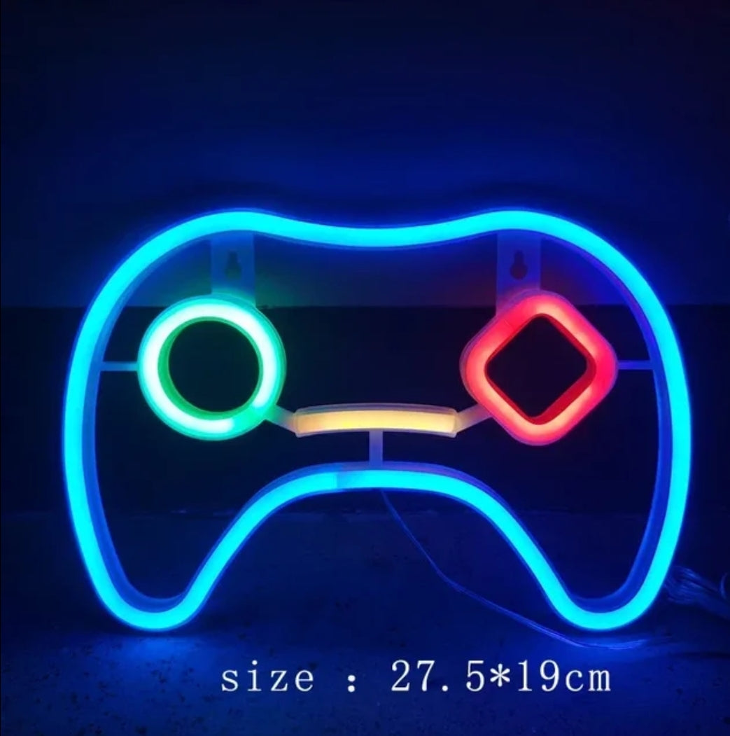 Neon sign wall decor USB powered switch LED