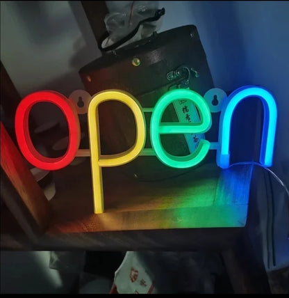 Neon sign wall decor USB powered switch LED