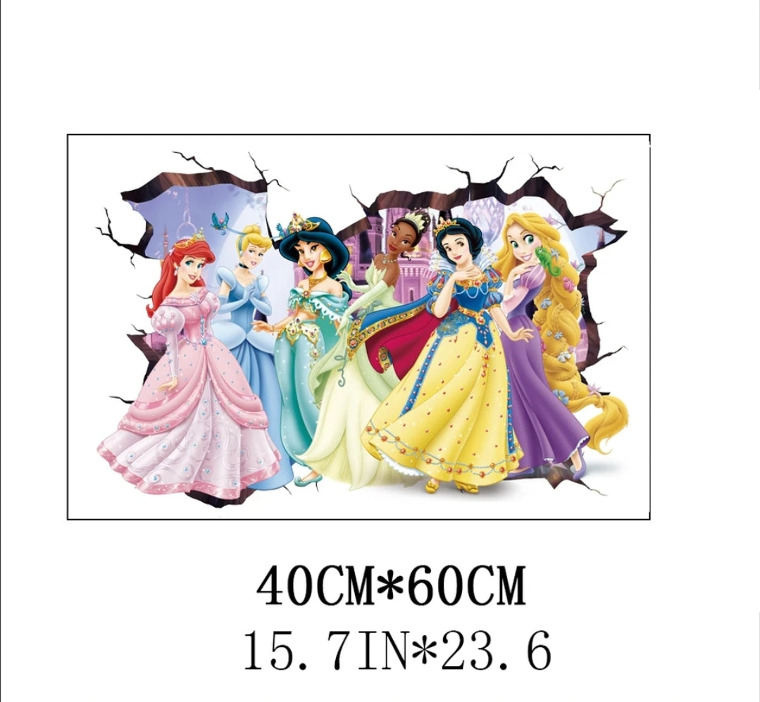 Princess wall sticker