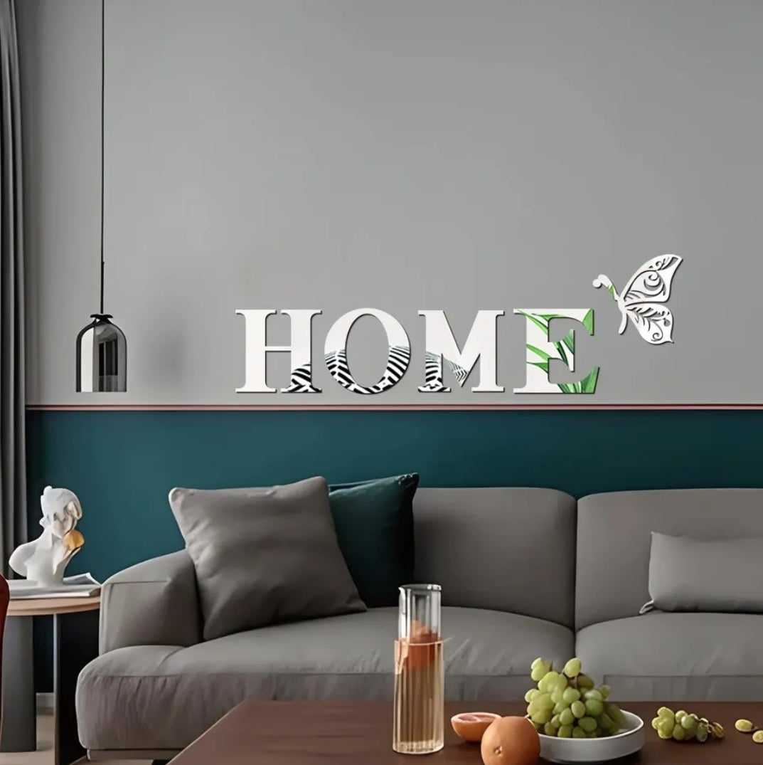 Mirror home wall sticker