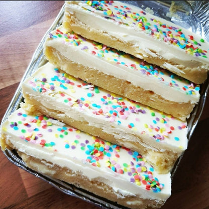 White Chocolate Funfetti Blondies