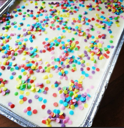 White Chocolate Funfetti Blondies