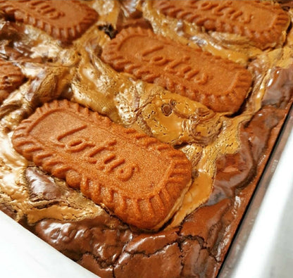 Biscoff Blondie Brownie ~ Dipping Box 8 finger slices