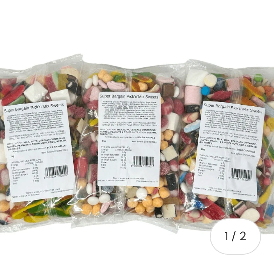 3kg Super Bargain Pick'n'Mix Sweets