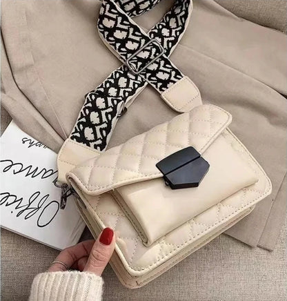 Luxury wide shoulder bag