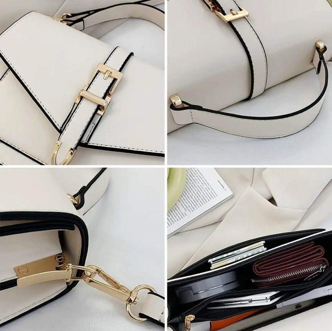 Crossbody buckle bag